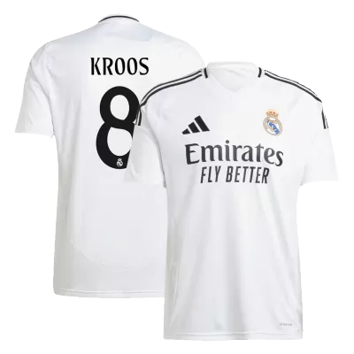 KROOS #8 Real Madrid Home Soccer Jersey 2024/25 - gogoalshop