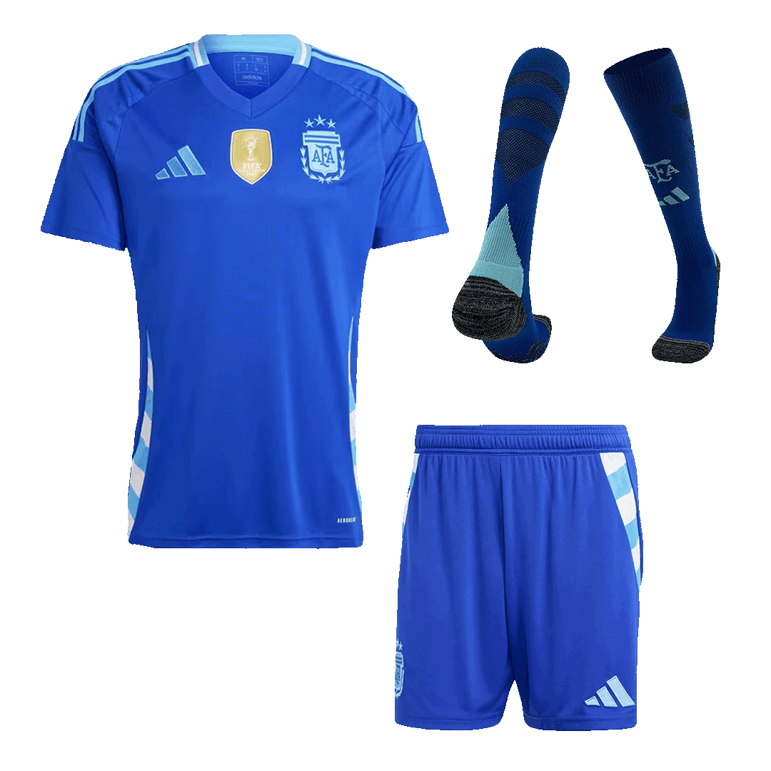 Argentina Away Jerseys Full Kit Copa America 2024