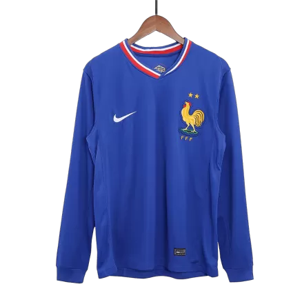 France Home Long Sleeve Soccer Jersey EURO 2024 - gogoalshop