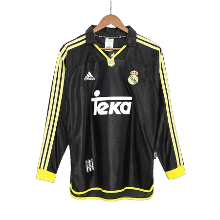 Vintage Soccer Jersey Real Madrid Away Long Sleeve 99/01 - gogoalshop