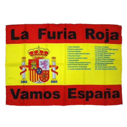 Spain Team Flag Red - gogoalshop