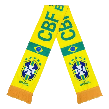Brazil Soccer Scarf Yellow - gogoalshop