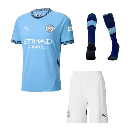 Manchester City Home Jerseys Full Kit 2024/25 - gogoalshop