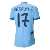 DE BRUYNE #17 Manchester City Home Authentic Soccer Jersey 2024/25 - UCL - gogoalshop