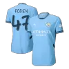 FODEN #47 Manchester City Home Authentic Soccer Jersey 2024/25 - UCL - gogoalshop