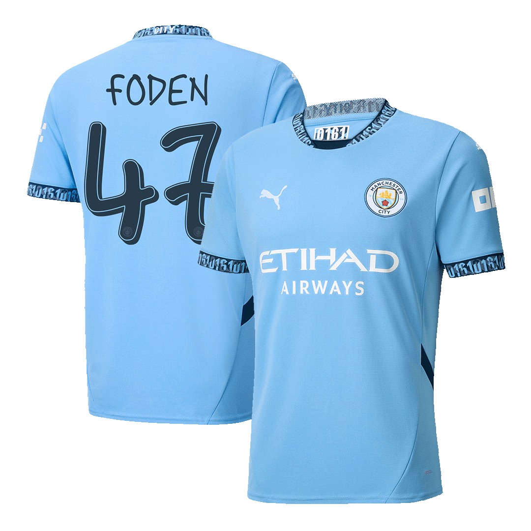 FODEN #47 Manchester City Home Soccer Jersey 2024/25 | Gogoalshop