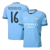 RODRIGO #16 Manchester City Home Soccer Jersey 2024/25 - UCL - gogoalshop