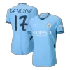 DE BRUYNE #17 Manchester City Home Authentic Soccer Jersey 2024/25 - UCL - gogoalshop