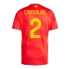 CARVAJAL #2 Spain Home Soccer Jersey EURO 2024 - gogoalshop