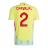 CARVAJAL #2 Spain Away Soccer Jersey EURO 2024 - gogoalshop