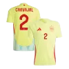 CARVAJAL #2 Spain Away Soccer Jersey EURO 2024 - gogoalshop