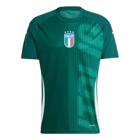Italy Pre-Match Soccer Jersey EURO 2024 Green - gogoalshop