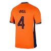 VIRGIL #4 Netherlands Home Soccer Jersey EURO 2024 - gogoalshop