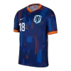 MALEN #18 Netherlands Away Soccer Jersey EURO 2024 - gogoalshop