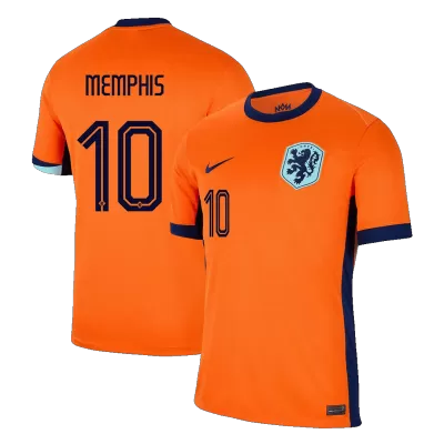 MEMPHIS #10 Netherlands Home Soccer Jersey EURO 2024 - gogoalshop