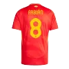 FABIÁN #8 Spain Home Soccer Jersey EURO 2024 - gogoalshop