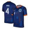 VIRGIL #4 Netherlands Away Soccer Jersey EURO 2024 - gogoalshop