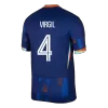 VIRGIL #4 Netherlands Away Soccer Jersey EURO 2024 - gogoalshop