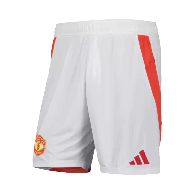 Manchester United Home Soccer Shorts 2024/25 - gogoalshop