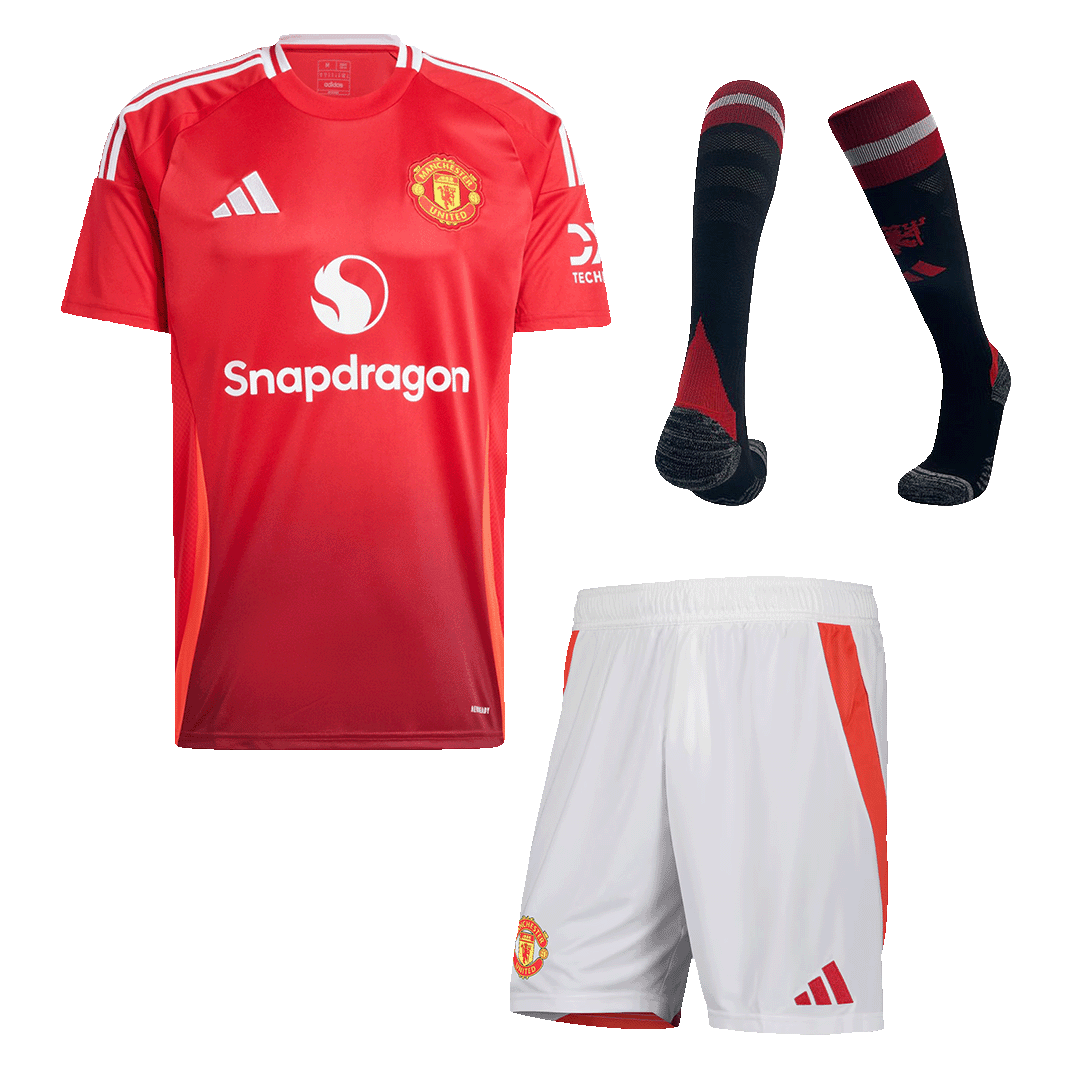 Manchester United Home Jerseys Full Kit 2024/25 | Gogoalshop