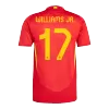 WILLIAMS JR. #17 Spain Home Authentic Soccer Jersey EURO 2024 - gogoalshop