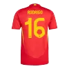 RODRIGO #16 Spain Home Authentic Soccer Jersey EURO 2024 - gogoalshop