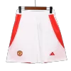 Manchester United Home Soccer Shorts 2024/25 - gogoalshop