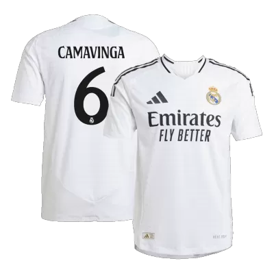 CAMAVINGA #6 Real Madrid Home Authentic Soccer Jersey 2024/25 - gogoalshop