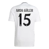 ARDA GÜLER #15 Real Madrid Home Soccer Jersey 2024/25 - gogoalshop