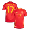 WILLIAMS JR. #17 Spain Home Authentic Soccer Jersey EURO 2024 - gogoalshop