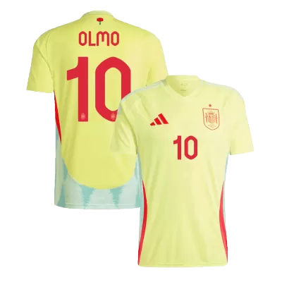 OLMO #10 Spain Away Soccer Jersey EURO 2024 - gogoalshop