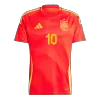 OLMO #10 Spain Home Soccer Jersey EURO 2024 - gogoalshop