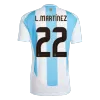 L.MARTÍNEZ #22 Argentina Home Soccer Jersey 2024 - gogoalshop