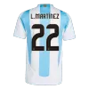 L.MARTÍNEZ #22 Argentina Home Authentic Soccer Jersey 2024 - gogoalshop
