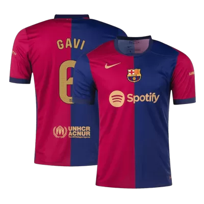 GAVI #6 Barcelona Home Soccer Jersey 2024/25 - gogoalshop