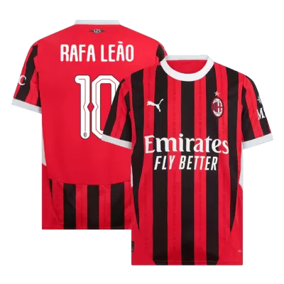 RAFA LEÃO #10 AC Milan Home Soccer Jersey 2024/25 - UCL - gogoalshop