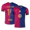 LAMINE YAMAL #19 Barcelona Home Authentic Soccer Jersey 2024/25 -UCL Spotify Logo Without Text - gogoalshop