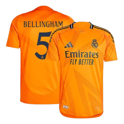 BELLINGHAM #5 Real Madrid Away Authentic Soccer Jersey 2024/25 - gogoalshop