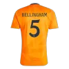 BELLINGHAM #5 Real Madrid Away Soccer Jersey 2024/25 - gogoalshop