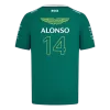 Fernando Alonso #14 Aston Martin Cognizant F1 Racing Team Shirt 2024 - gogoalshop