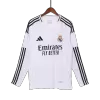 Real Madrid Home Long Sleeve Soccer Jersey 2024/25 - gogoalshop