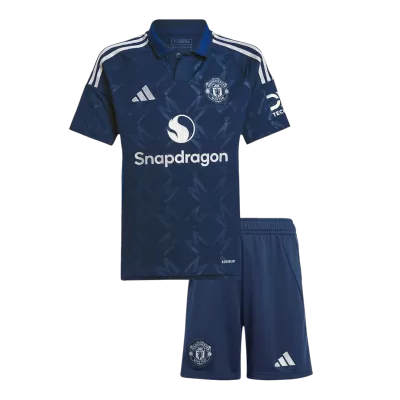 Manchester United Away Kids Soccer Jerseys Kit 2024/25 - gogoalshop