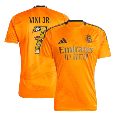 VINI JR. #7 Real Madrid Away Soccer Jersey 2024/25 - Bear Champ Font - gogoalshop