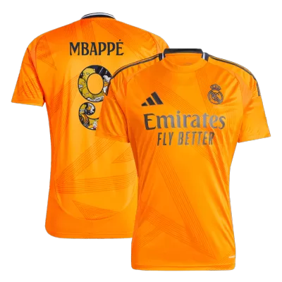 MBAPPÉ #9 Real Madrid Away Soccer Jersey 2024/25 - Bear Champ Font - gogoalshop