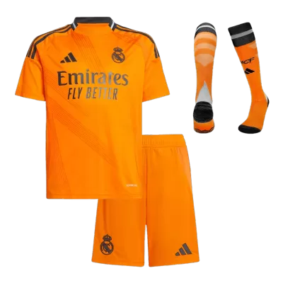 Real Madrid Away Kids Soccer Jerseys Full Kit 2024/25 - gogoalshop