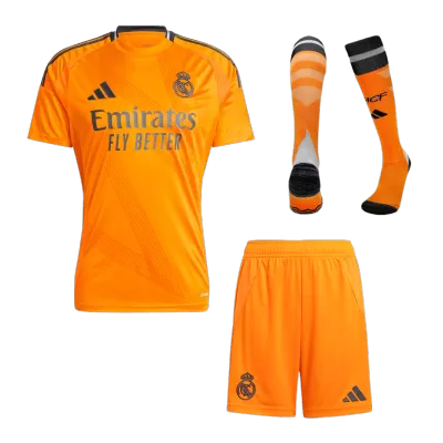 Real Madrid Away Soccer Jersey Kit(Jersey+Shorts+Socks) 2024/25 - gogoalshop