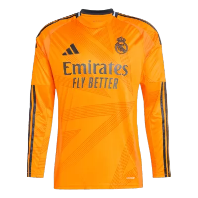 Real Madrid Away Long Sleeve Soccer Jersey 2024/25 - gogoalshop