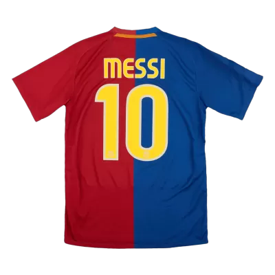 Vintage Soccer Jersey MESSI #10 Barcelona Home 2008/09 - UCL - gogoalshop