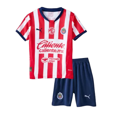 Chivas Home Kids Soccer Jerseys Kit 2024/25 - gogoalshop