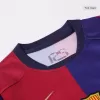 Barcelona Home Kids Soccer Jerseys Kit 2024/25 Spotify Logo Without Text - gogoalshop